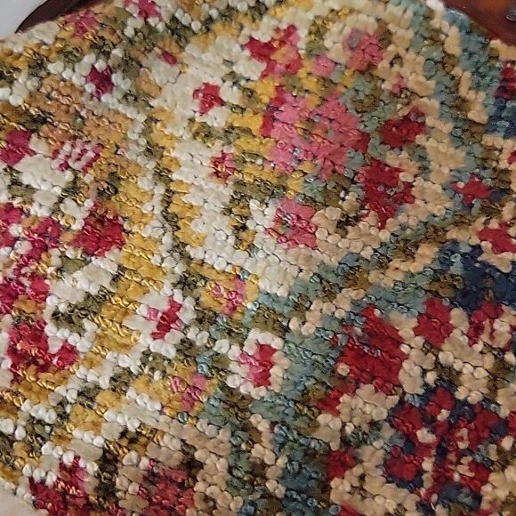 Vintage 1960 s  Italian Tapestry Kisslock Case Bag - Picture 3 of 6